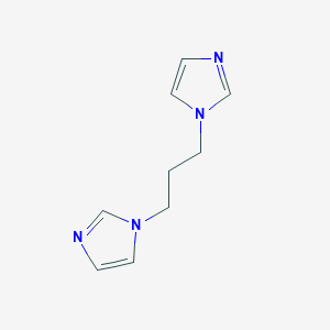 Chemical structure of 1,3-Di(1H-imidazol-1-yl)propane