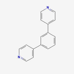 Chemical structure of 1,3-Di(pyridin-4-yl)benzene