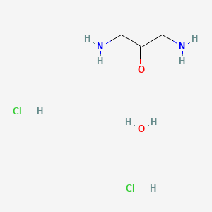 Chemical structure of 1,3-Diaminoacetone dihydrochloride monohydrate