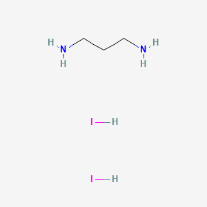 Chemical structure of 1,3-Diaminopropane Dihydroiodide