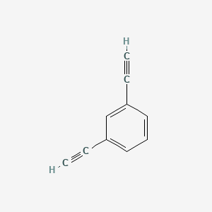 Chemical structure of 1,3-Diethynylbenzene