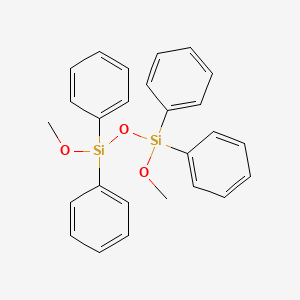 Chemical structure of 1,3-Dimethoxy-1,1,3,3-tetraphenyldisiloxane