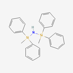 Chemical structure of 1,3-Dimethyl-1,1,3,3-tetraphenyldisilazane