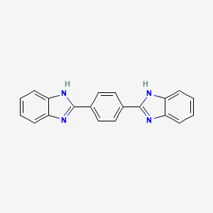 Chemical structure of 1,4-Bis(1H-benzo[d]imidazol-2-yl)benzene