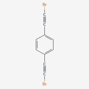 Chemical structure of 1,4-Bis(bromoethynyl)benzene