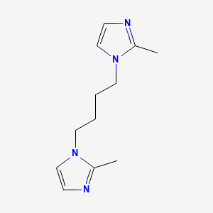 Chemical structure of 1,4-Bis(2-methyl-1H-imidazol-1-yl)butane