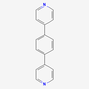 Chemical structure of 1,4-Bis(4-pyridinyl)benzene