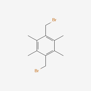 Chemical structure of 1,4-Bis(bromomethyl)-2,3,5,6-tetramethylbenzene
