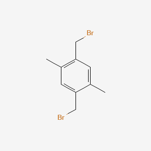 Chemical structure of 1,4-Bis(bromomethyl)-2,5-dimethylbenzene