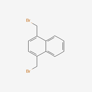 Chemical structure of 1,4-Bis(bromomethyl)naphthalene