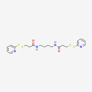 Chemical structure of 1,4-Bis[3-(2-pyridyldithio)propionamido]butane