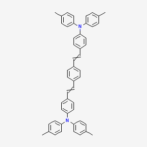 Chemical structure of 1,4-Bis[4-(di-p-tolylamino)styryl]benzene