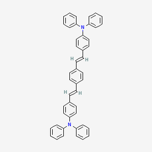 Chemical structure of 1,4-Bis[4-(N,N-diphenylamino)styryl]benzene