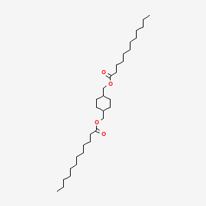 Chemical structure of 1,4-Cyclohexanedimethanol Dilaurate