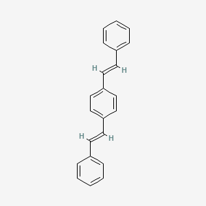 Chemical structure of 1,4-Di((e)-styryl)benzene