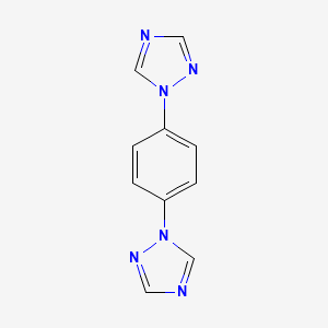Chemical structure of 1,4-Di(1H-1,2,4-triazol-1-yl)benzene