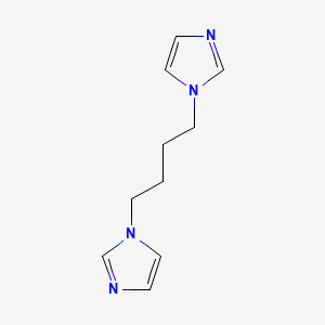 Chemical structure of 1,4-Di(1H-imidazol-1-yl)butane