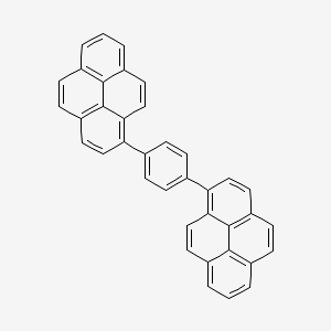 Chemical structure of 1,4-Di(1-pyrenyl)benzene