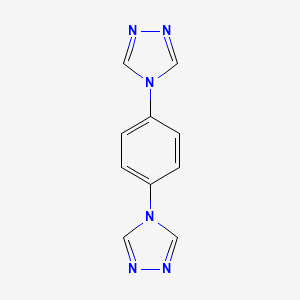 Chemical structure of 1,4-Di(4H-1,2,4-triazol-4-yl)benzene