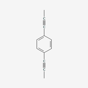 Chemical structure of 1,4-Di(prop-1-yn-1-yl)benzene