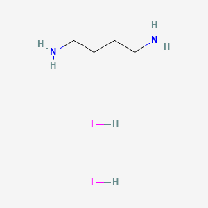 Chemical structure of 1,4-Diaminobutane Dihydroiodide