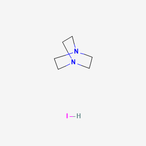 Chemical structure of 1,4-Diazabicyclo[2.2.2]octane Dihydriodide