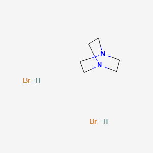 Chemical structure of 1,4-Diazabicyclo[2.2.2]octane Dihydrobromide