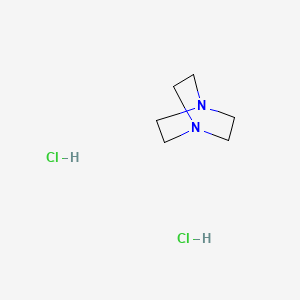Chemical structure of 1,4-Diazabicyclo[2.2.2]octane Dihydrochloride