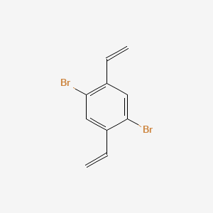 Chemical structure of 1,4-Dibromo-2,5-divinylbenzene