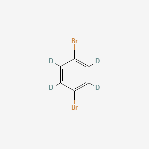 Chemical structure of 1,4-Dibromobenzene-d4