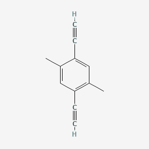 Chemical structure of 1,4-Diethynyl-2,5-dimethylbenzene