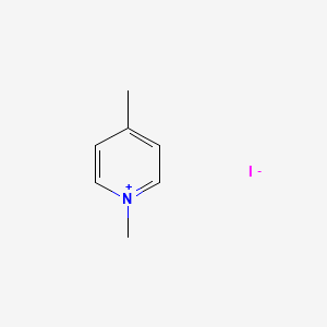 Chemical structure of 1,4-Dimethylpyridinium Iodide