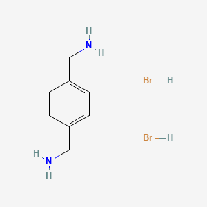 Chemical structure of 1,4-Phenyldimethylammonium dibromide