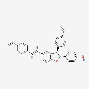 Chemical structure of 1,4-Phenylenebis(diphenylmethanol)