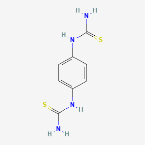 Chemical structure of 1,4-Phenylenebis(thiourea)