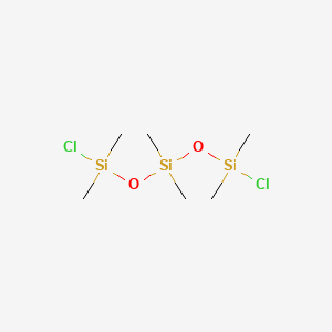 Chemical structure of 1,5-Dichloro-1,1,3,3,5,5-hexamethyltrisiloxane