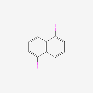 Chemical structure of 1,5-Diiodonaphthalene