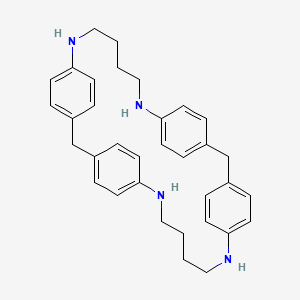Chemical structure of 1,6,20,25-Tetraaza[6.1.6.1]paracyclophane
