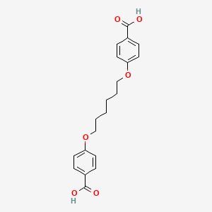 Chemical structure of 1,6-Bis(4-carboxyphenoxy)hexane