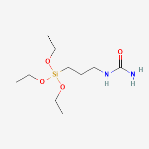 Chemical structure of N-(Triethoxysilylpropyl)urea