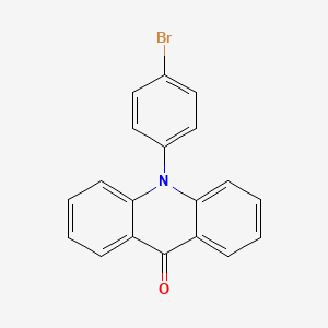 Chemical structure of 10-(4-Bromophenyl)-9(10H)-acridone