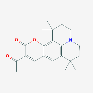 Chemical structure of Coumarin 521T