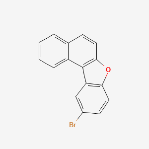 Chemical structure of 10-Bromonaphtho[2,1-b]benzofuran