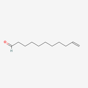 Chemical structure of 10-Undecenal