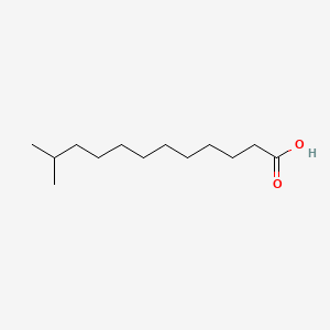 Chemical structure of Isotridecanoic acid
