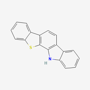 Chemical structure of 12H-Benzo[4,5]thieno[2,3-a]carbazole