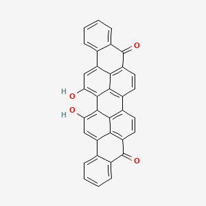 Chemical structure of 16,17-Dihydroxyviolanthrone