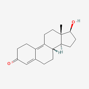 Chemical structure of 9(10)-Dehydronandrolone