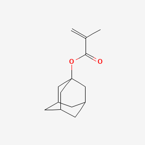 Chemical structure of 1-Adamantyl methacrylate