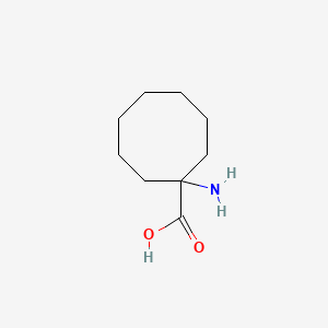 Chemical structure of 1-Aminocyclooctane-1-carboxylic acid